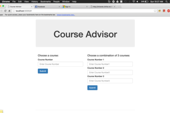 Academic Course Advisor