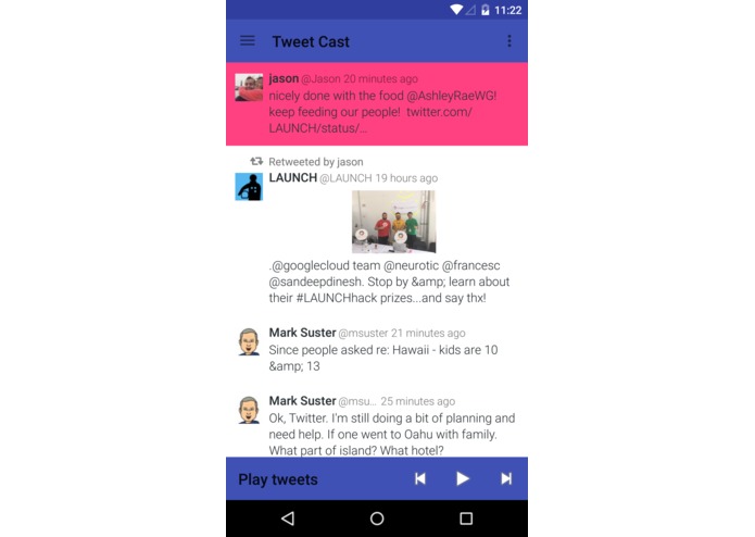 Tweet Cast – screenshot 1