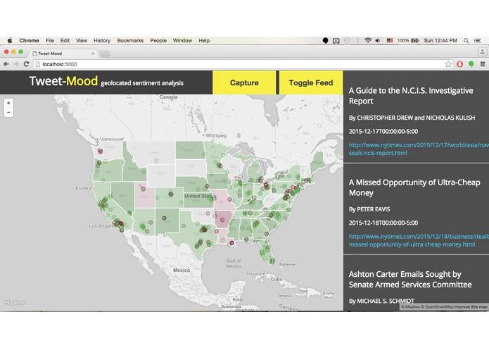 TweetMood – screenshot 1