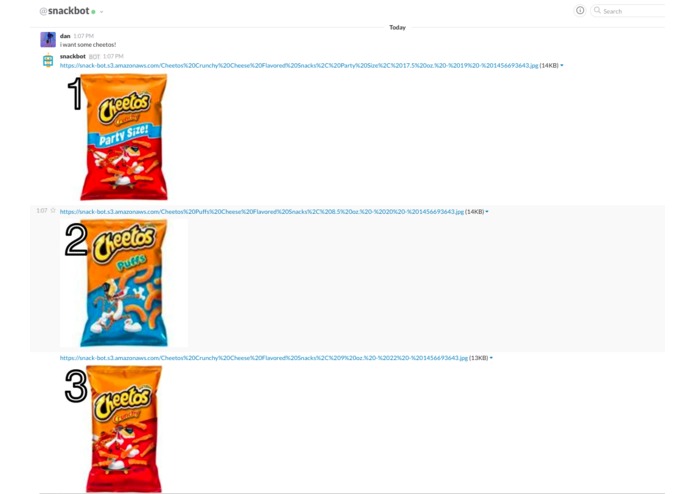 SnackBot – screenshot 2
