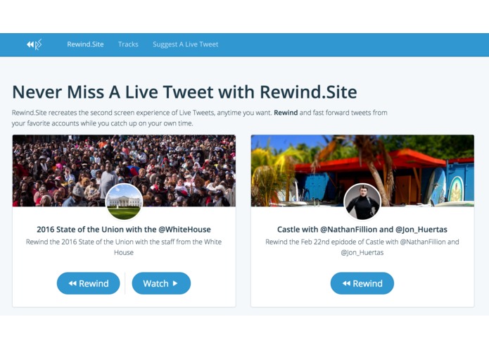 rewind.site – screenshot 1