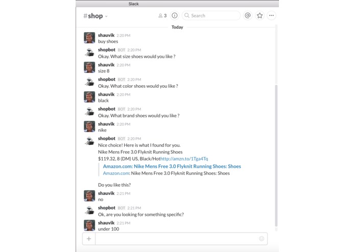 ShopBot – screenshot 1