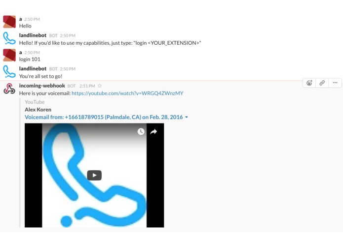 Landline.Online – screenshot 1