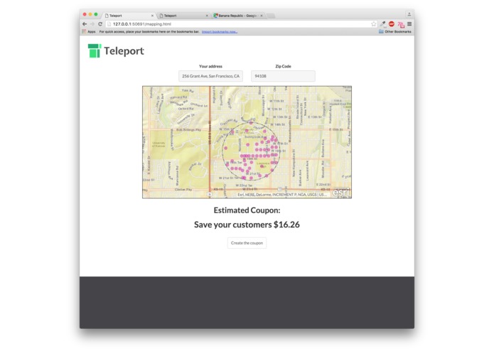 Teleport - We ship customers to your stores. – screenshot 2
