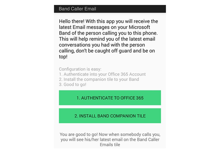 Band Caller Emails – screenshot 3