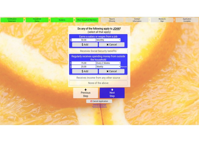 Valencia Lunch UX – screenshot 7