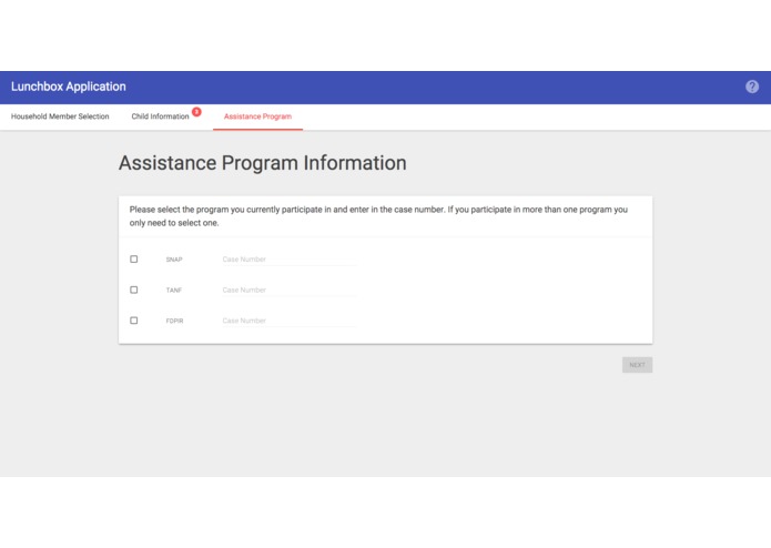 E.A.T School Lunch UX Challenge – screenshot 4