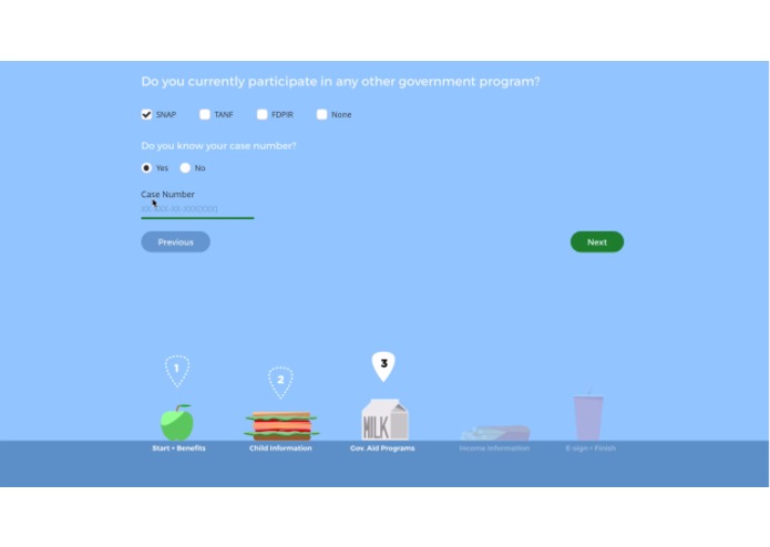 E.A.T. School Lunch UX Challenge – screenshot 2