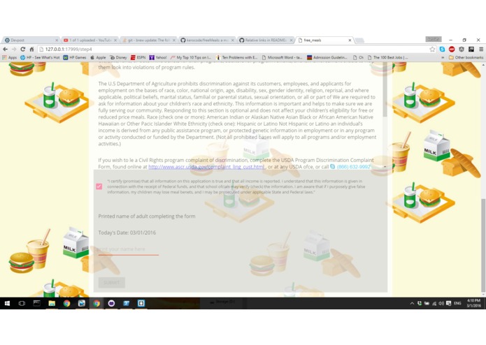 freeMeals – screenshot 5