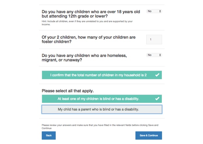 Lunch UX – screenshot 1