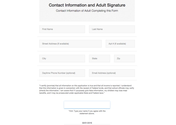 Lunch UX – screenshot 3