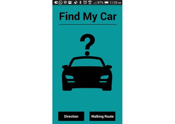 FindMyCar – screenshot 1