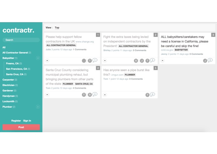 contractr. – screenshot 3