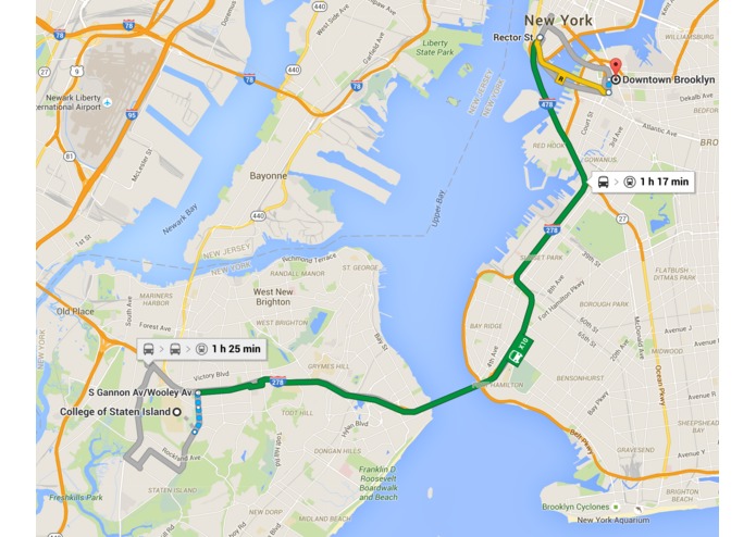 Increase Staten Island - Brooklyn bus efficiency – screenshot 3
