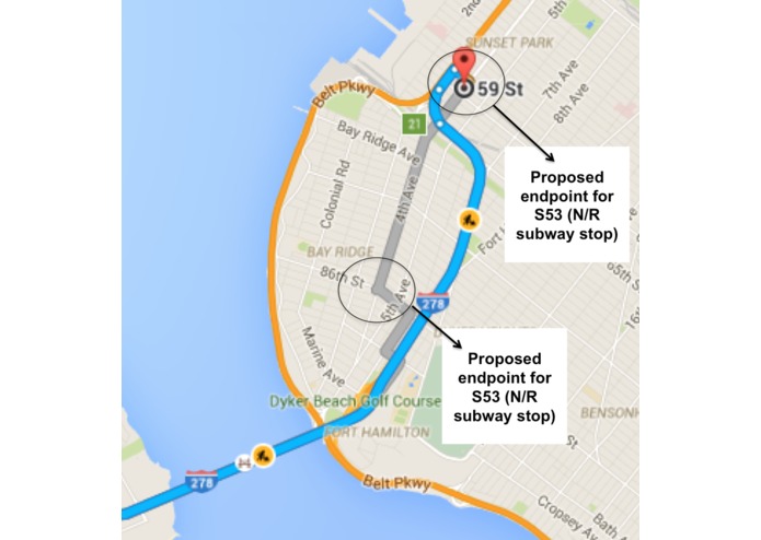 Increase Staten Island - Brooklyn bus efficiency – screenshot 5