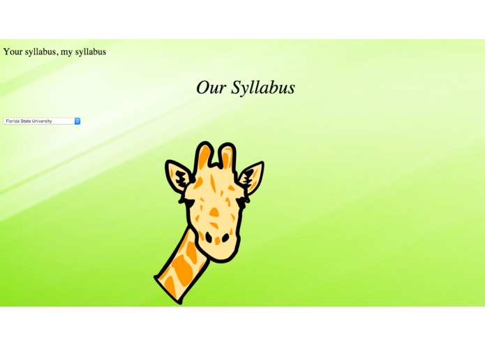 Our Syllabus – screenshot 1