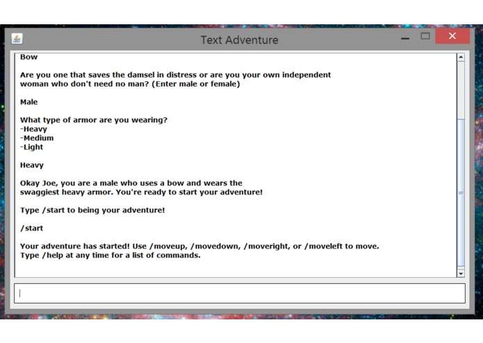 Text Adventure – screenshot 1