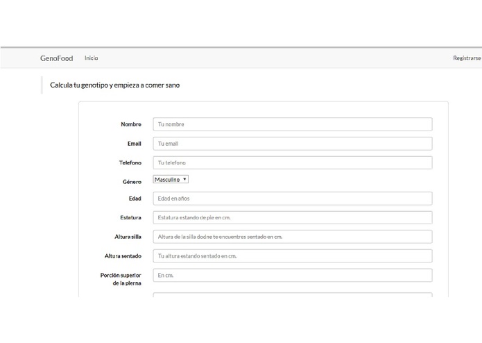 Genofood – screenshot 1