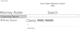 Same-Page Notification System (What's Hapng W My Case)