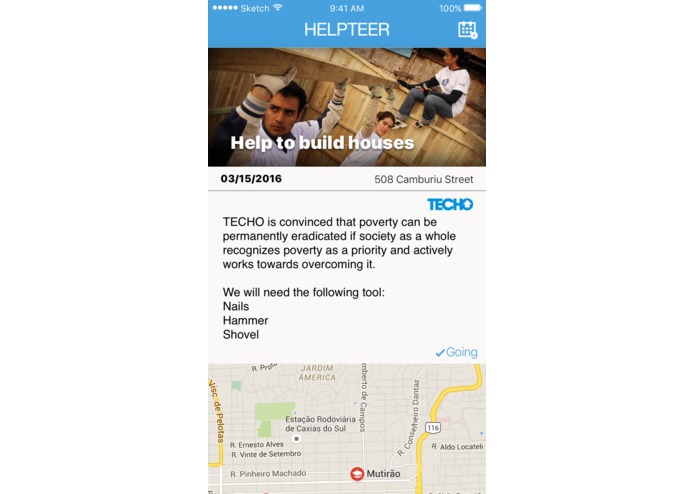 HELPTEER – screenshot 1