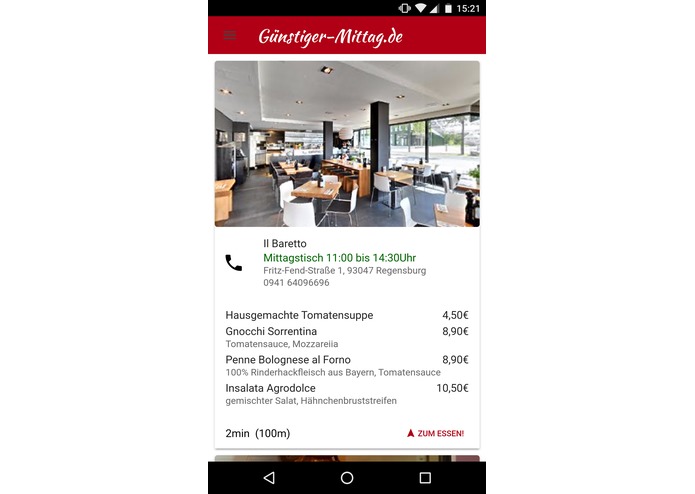 Günstiger-Mittag.de – screenshot 2