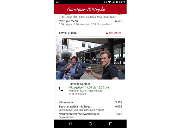 Günstiger-Mittag.de – screenshot 3