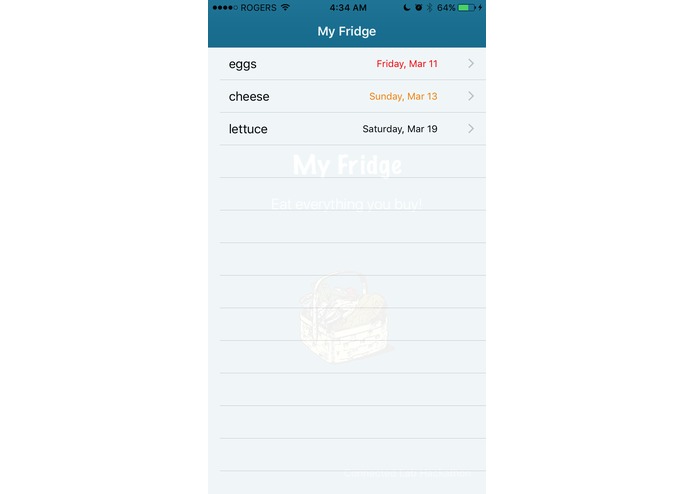 My Fridge – screenshot 2