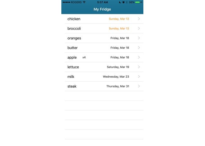 My Fridge – screenshot 3