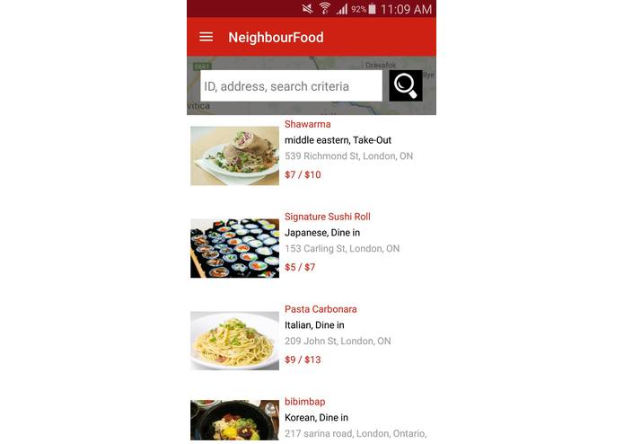 NeighbourFood – screenshot 1