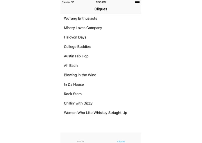 Clique – screenshot 2