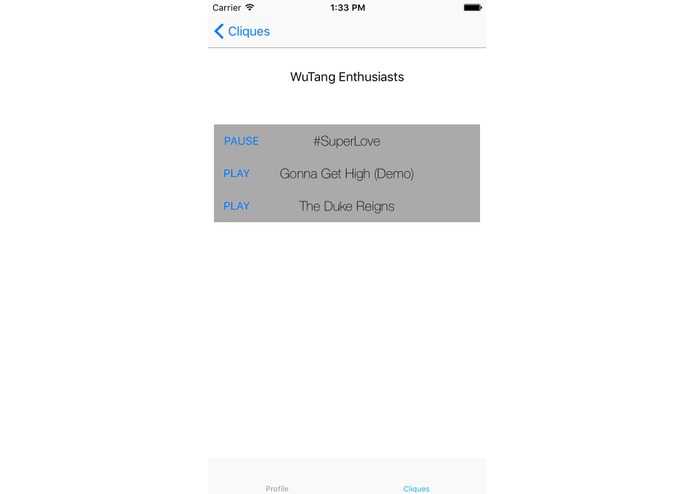 Clique – screenshot 3