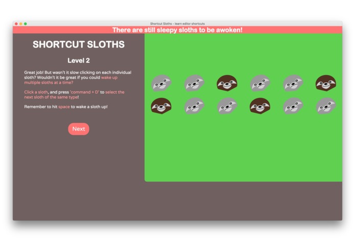 Shortcut Sloths – screenshot 1
