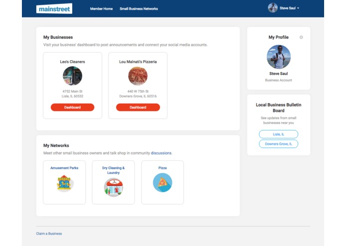 MainStreet for Small Businesses – screenshot 2