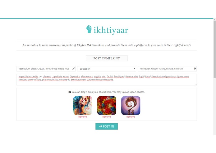 Ikhtiyaar - Regional Complaint System – screenshot 2