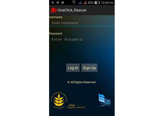oneClickRescue – screenshot 1