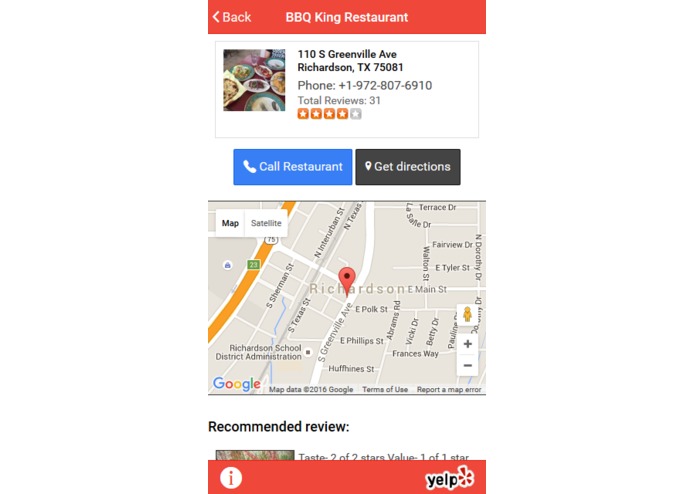 Desi Restaurant Finder – screenshot 3