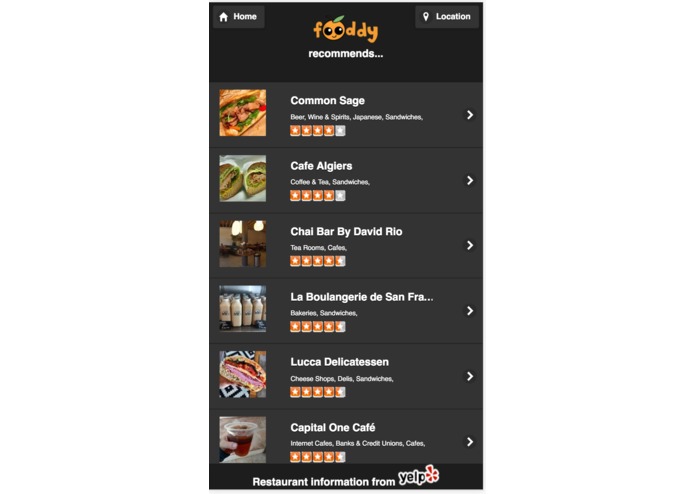 Fooddy – screenshot 2