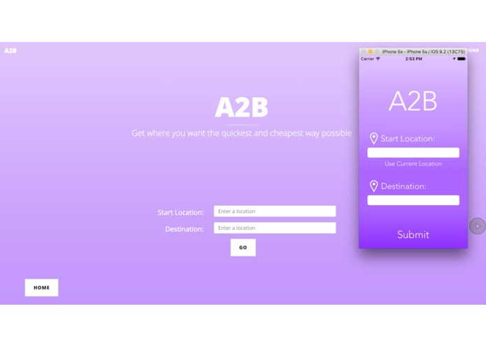 A2B – screenshot 1