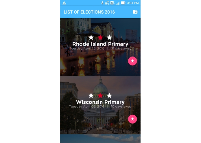 Vote2016 – screenshot 2