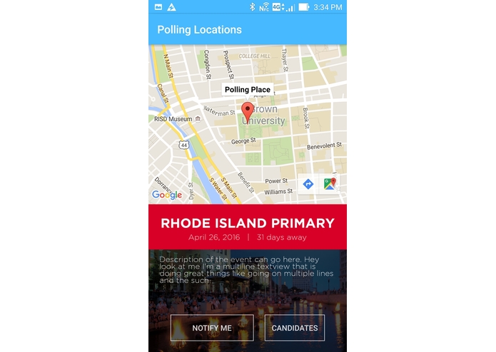 Vote2016 – screenshot 3