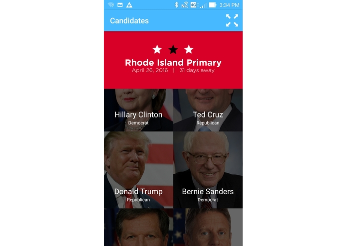 Vote2016 – screenshot 4
