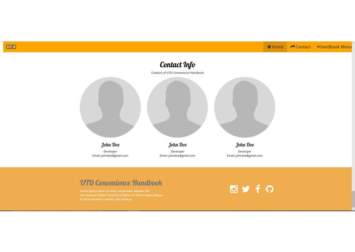 UTD Convenience Handbook – screenshot 9