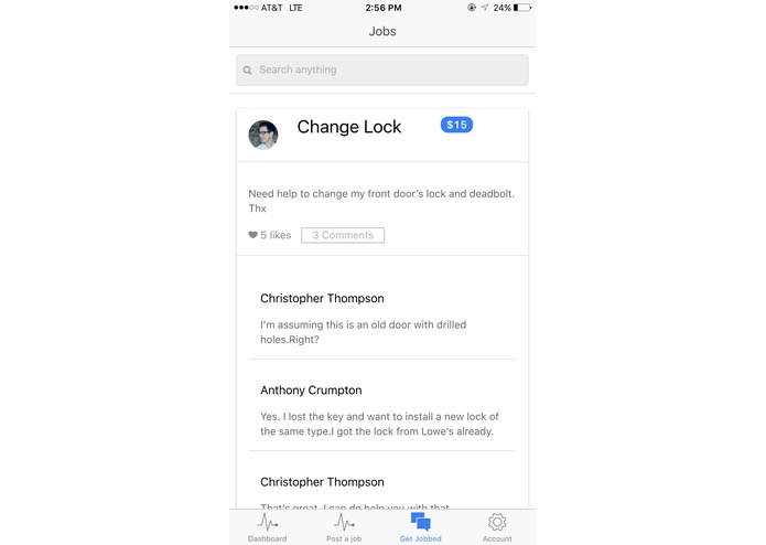 JobBER – screenshot 3