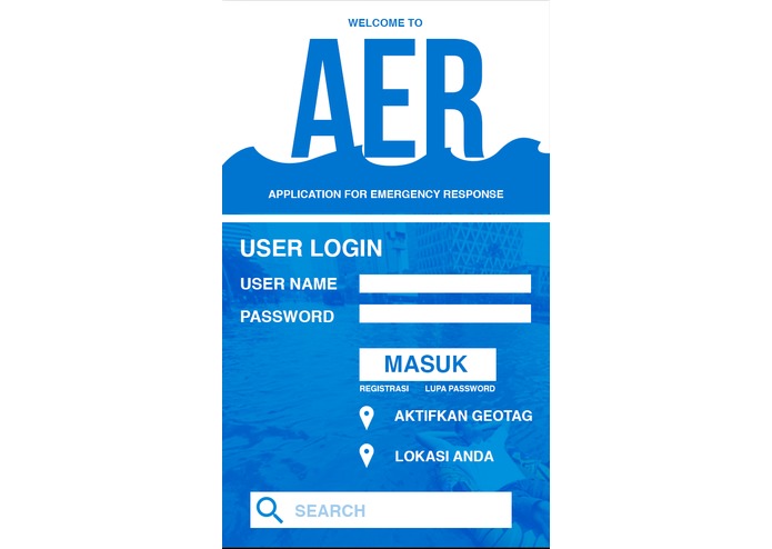 AER (Application for Emergency Response) – screenshot 1