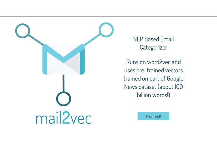 mail2vec – screenshot 1