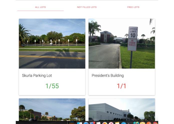 Web-based car counter – screenshot 1