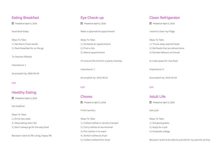 Goal-ly – screenshot 2