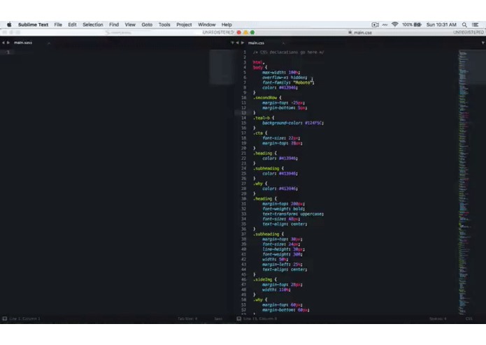 CSS to Sass/Stylus – screenshot 1