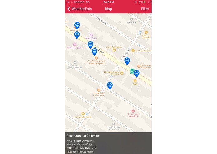 WeatherEats – screenshot 6