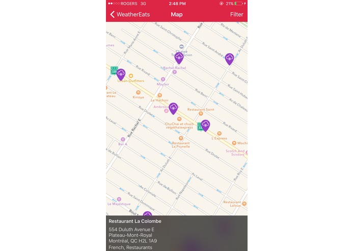 WeatherEats – screenshot 7
